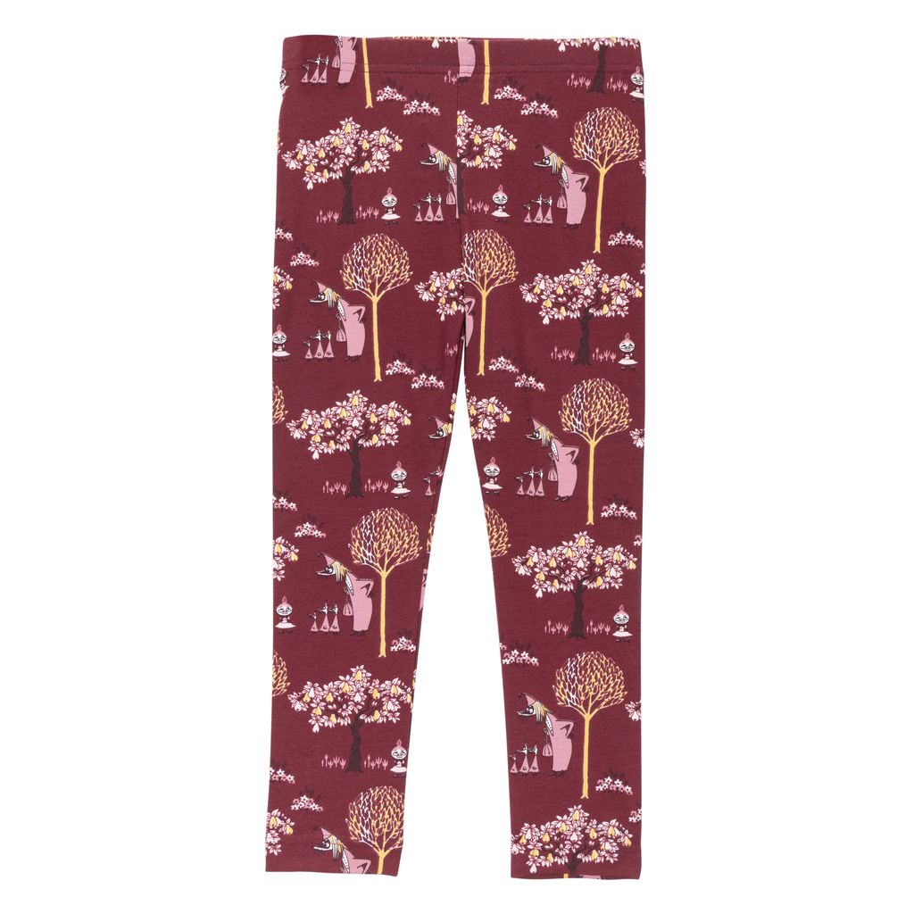 Mumin Barn Leggings - Filifjonkan Burgundy