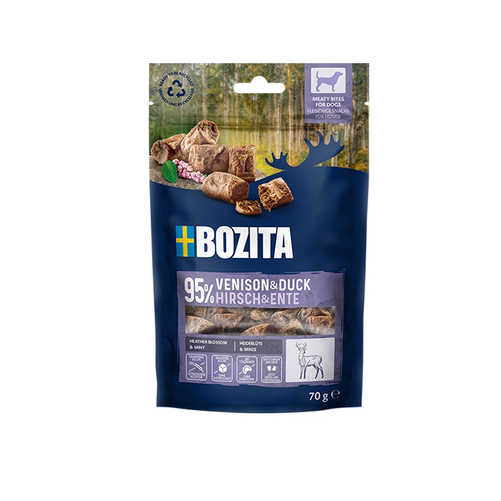 Bozita hundgodis med smak av hjort och anka