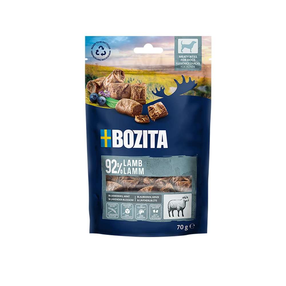 Hundgodis med hög kötthalt smak av lamm Bozita