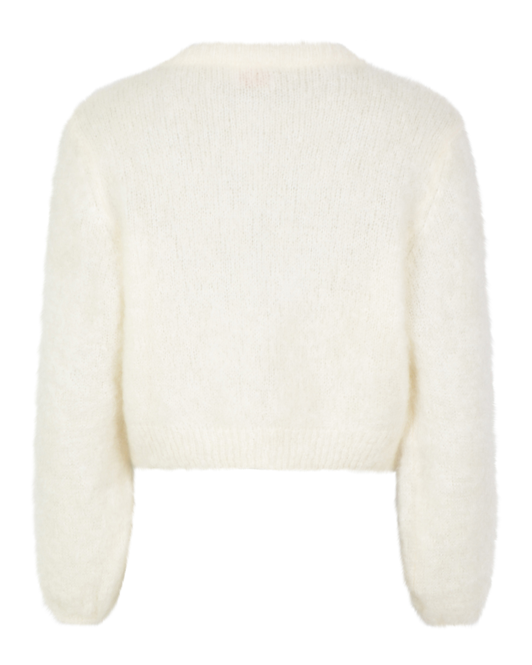 Mohairkofta Laura onesize rundringad offwhite - 2