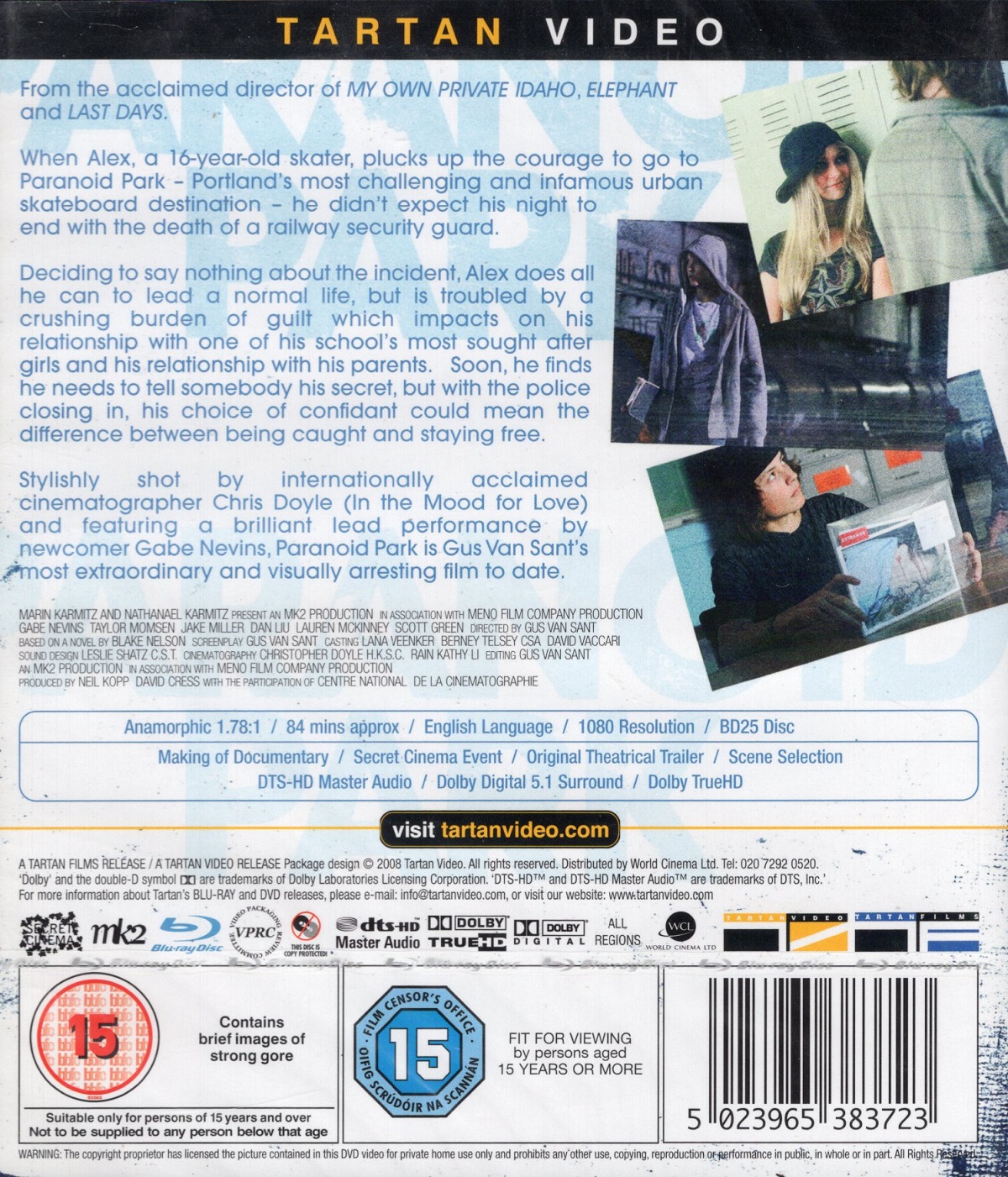 Paranoid Park (ej svensk text) (Blu-ray) - 2
