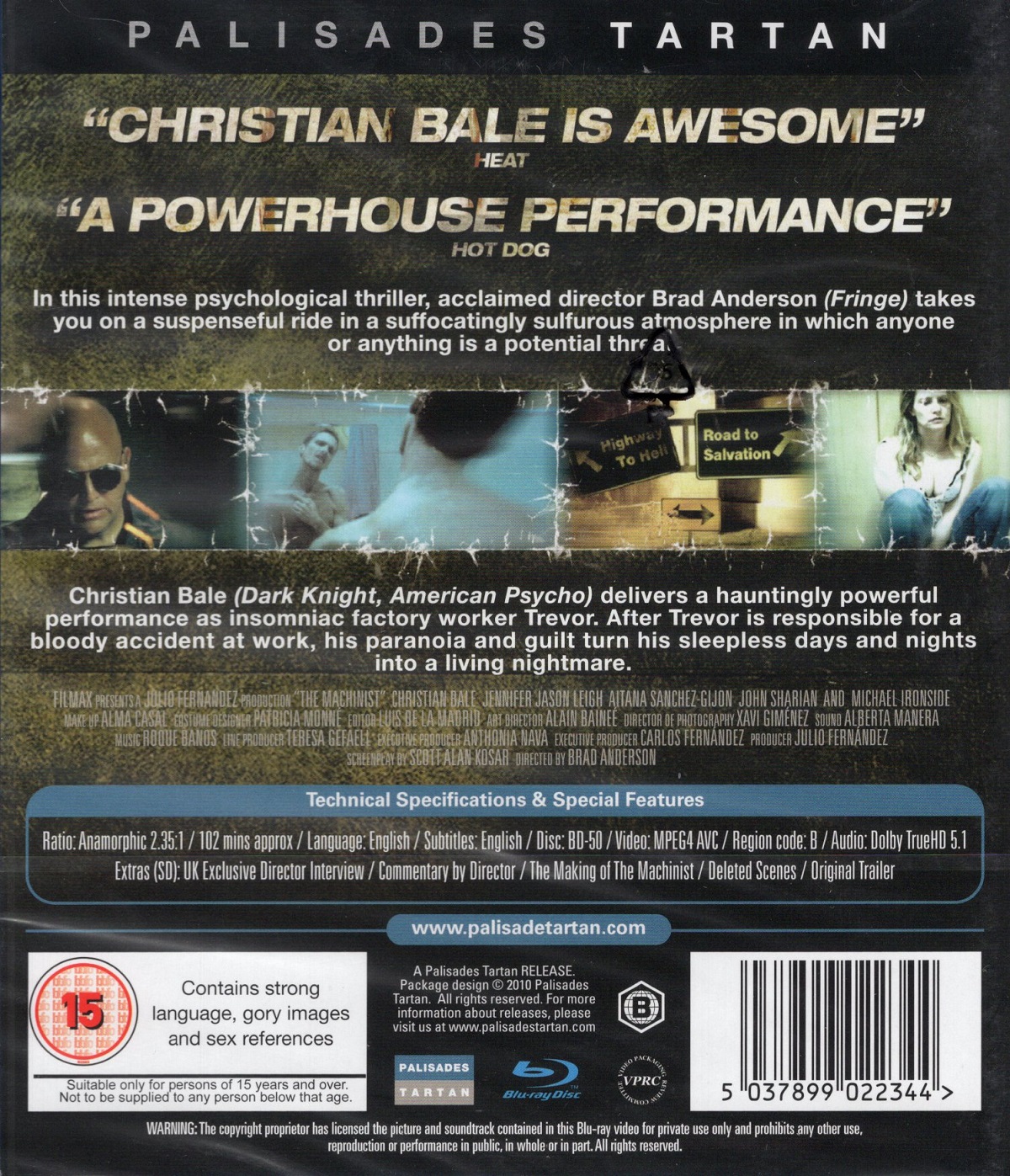The Machinist (ej svensk text) (Blu-ray) - 2