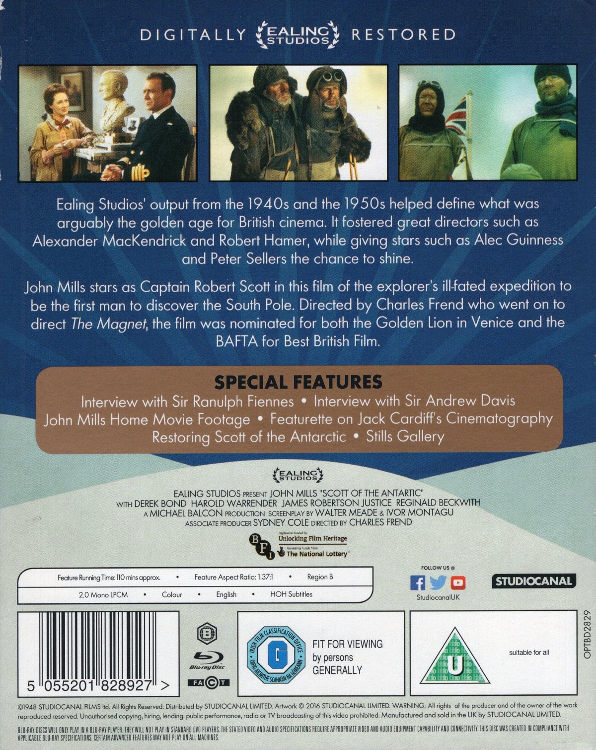 Scott of the Antarctic (ej svensk text) (Blu-ray) - 2