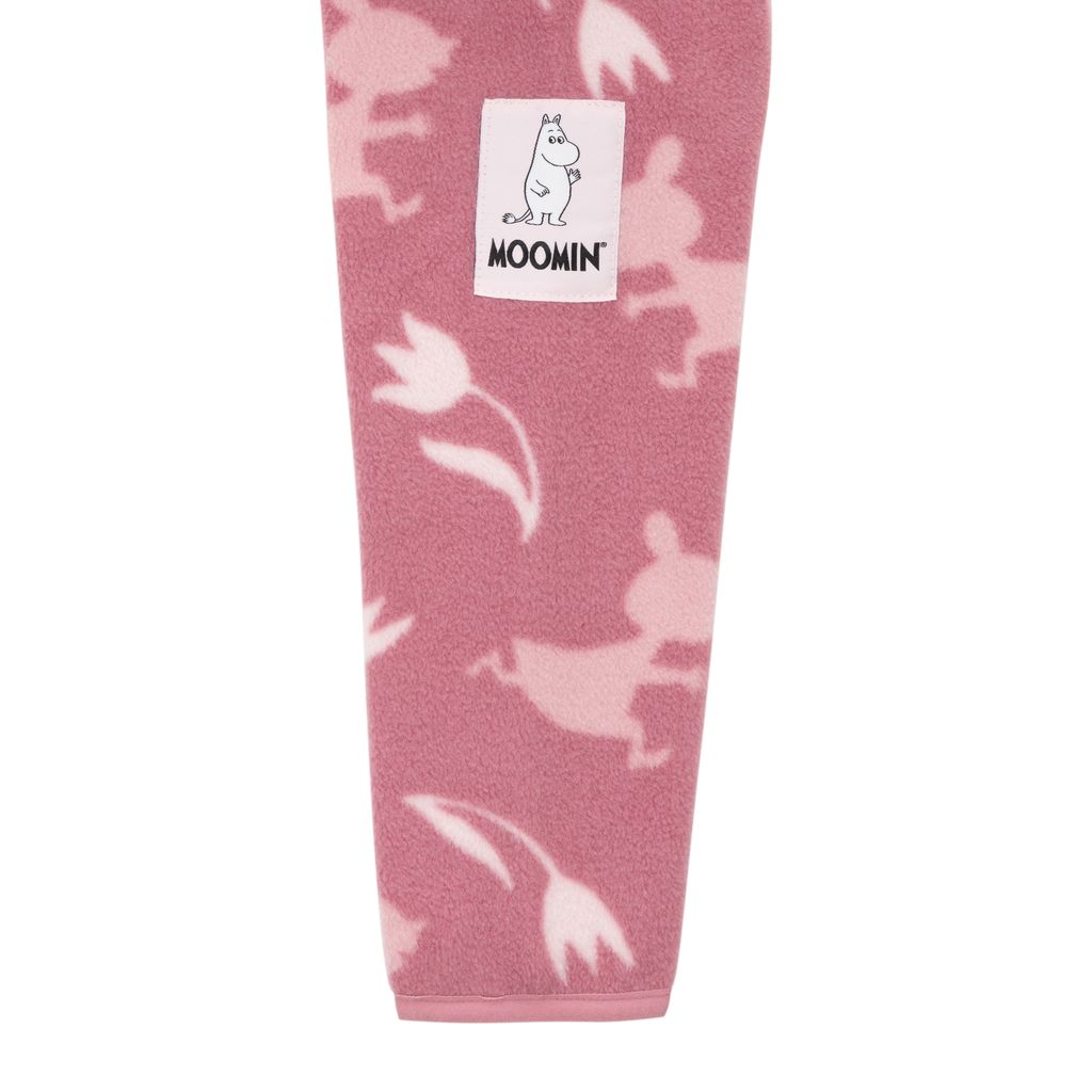 Mumin Barn Fleecejacka - Ängblommor Rosa - 4