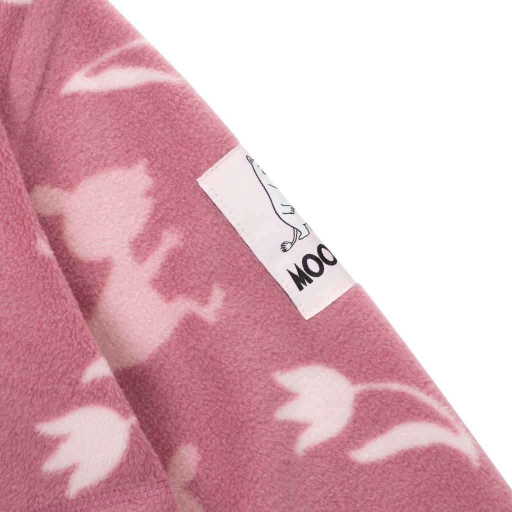 Mumin Barn Fleecejacka - Ängblommor Rosa - 5