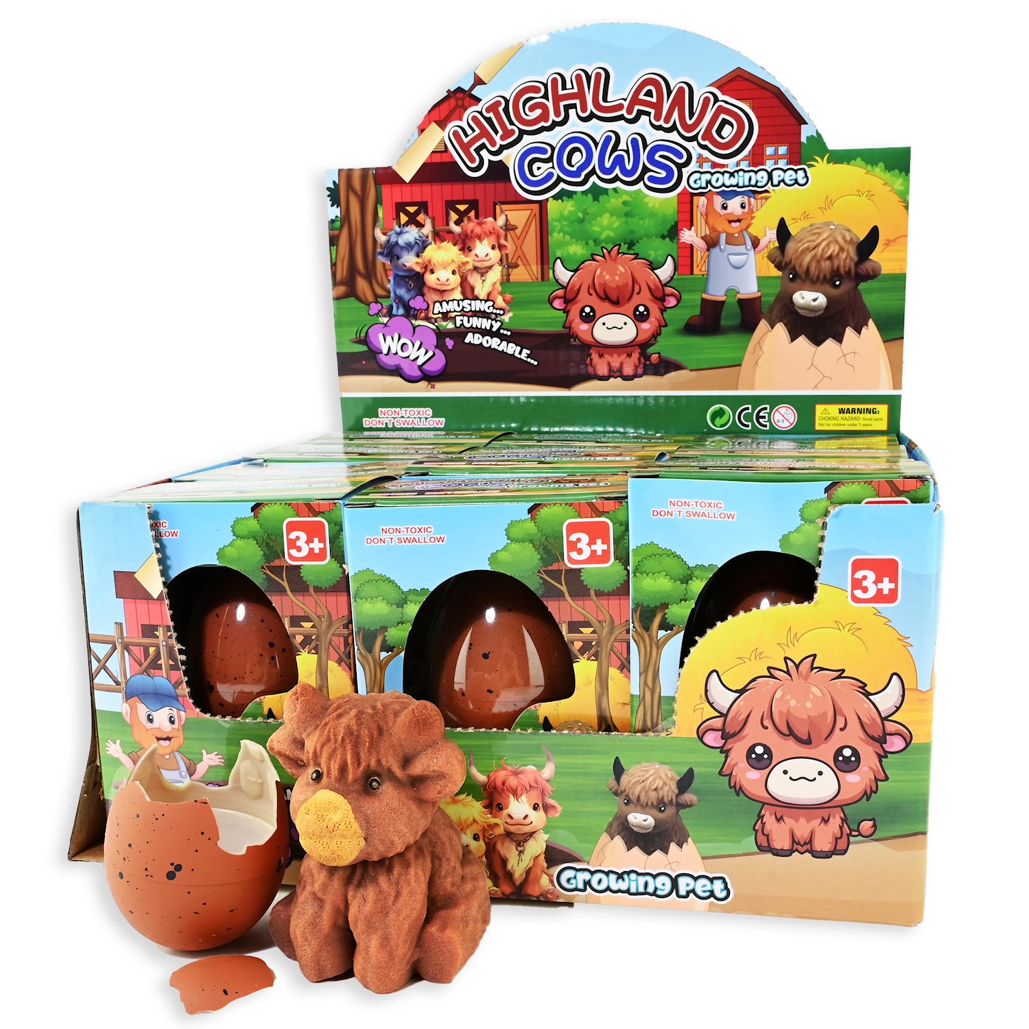 Dinosaurieägg Highland Cow