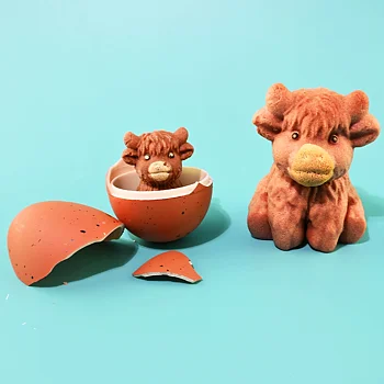 Dinosaurieägg Highland Cow