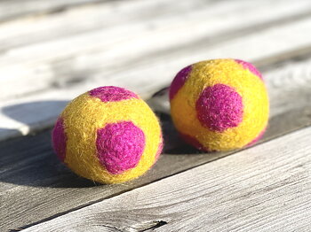 Boll - Gulrosa prick - Medium