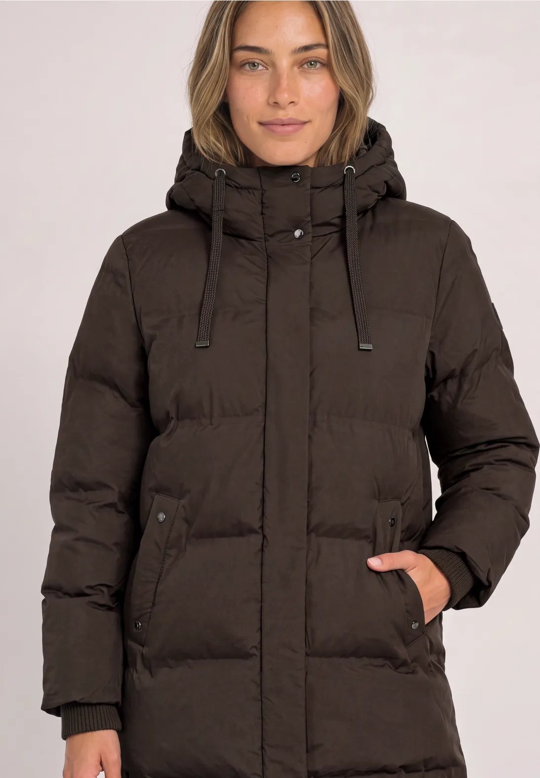 LTD QR Long Padded Jacket w Glue - Street One