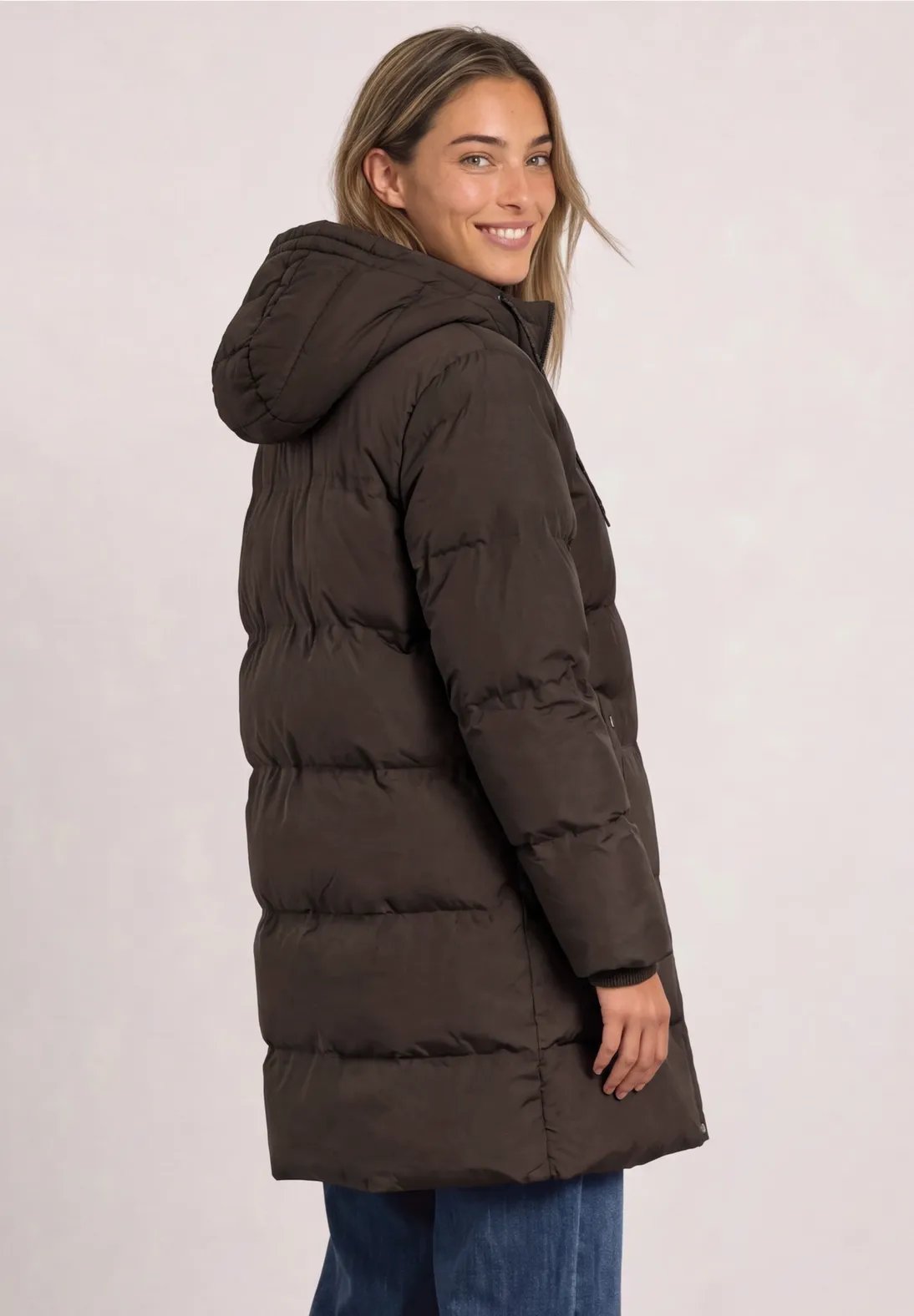 LTD QR Long Padded Jacket w Glue - Street One