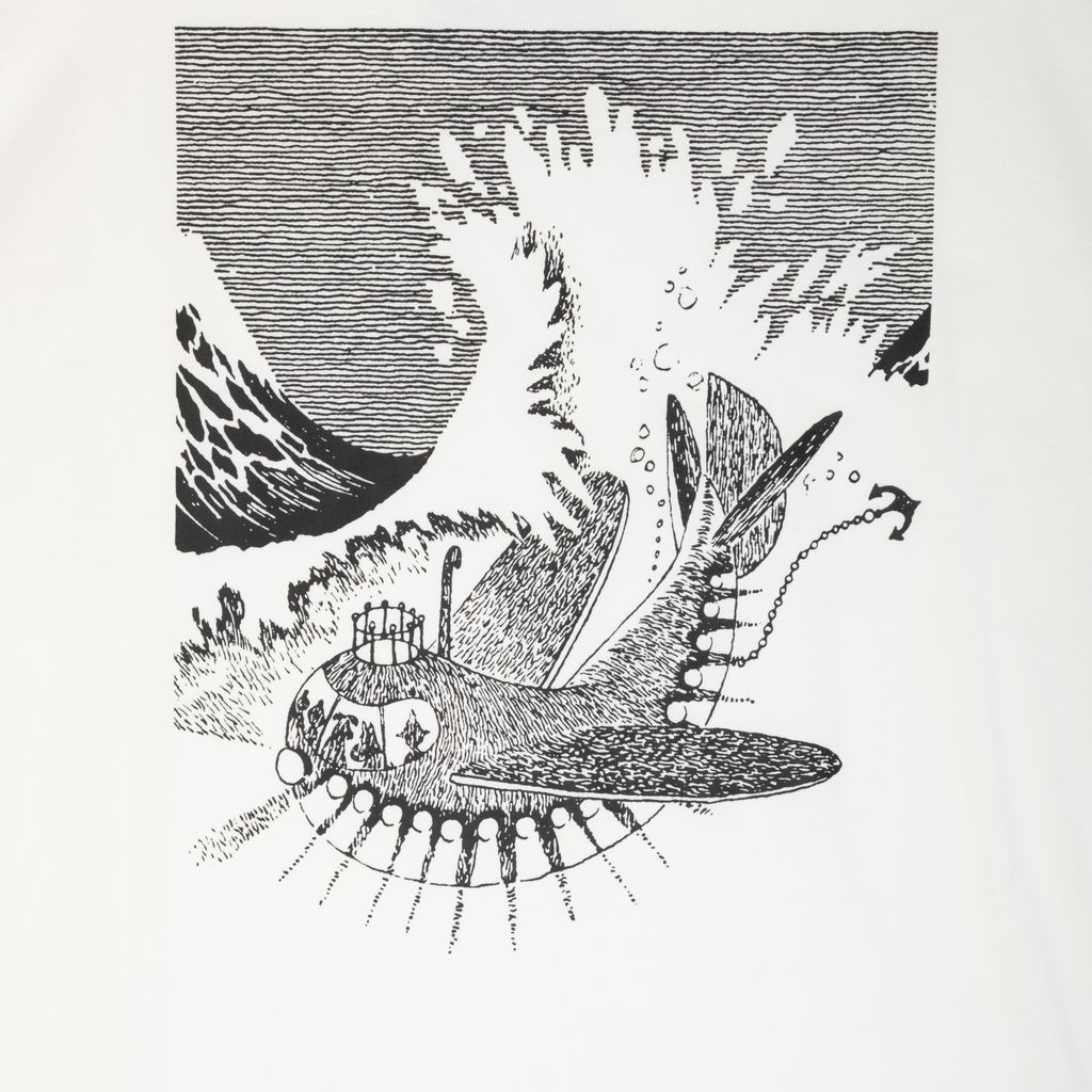 Moomin Adult T-shirt - Travel Natural White - 4