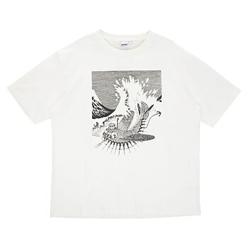 Moomin Adult T-shirt - Travel Natural White