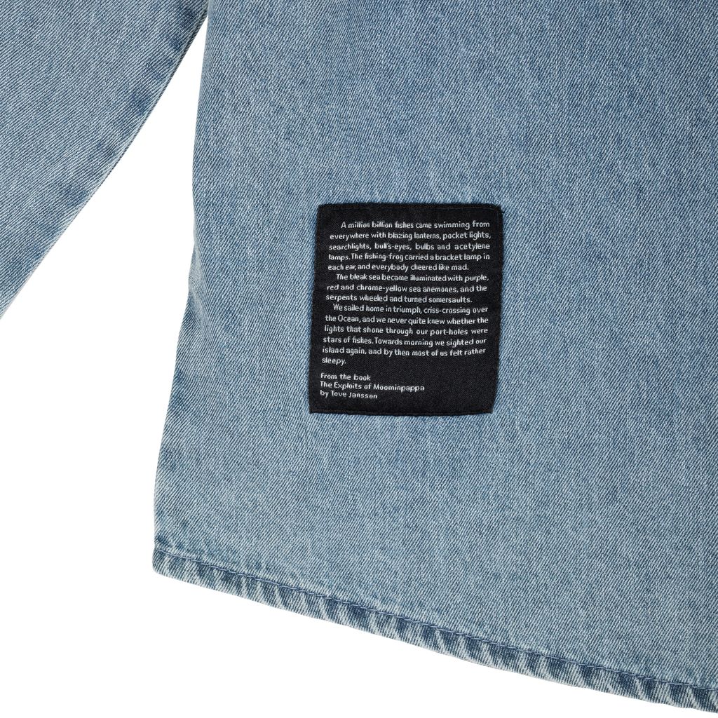 Moomin Adult Denim Shirt - Travel Blue - 5