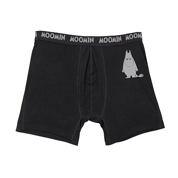 Mumin Vuxen Boxershorts - Ilska Svart