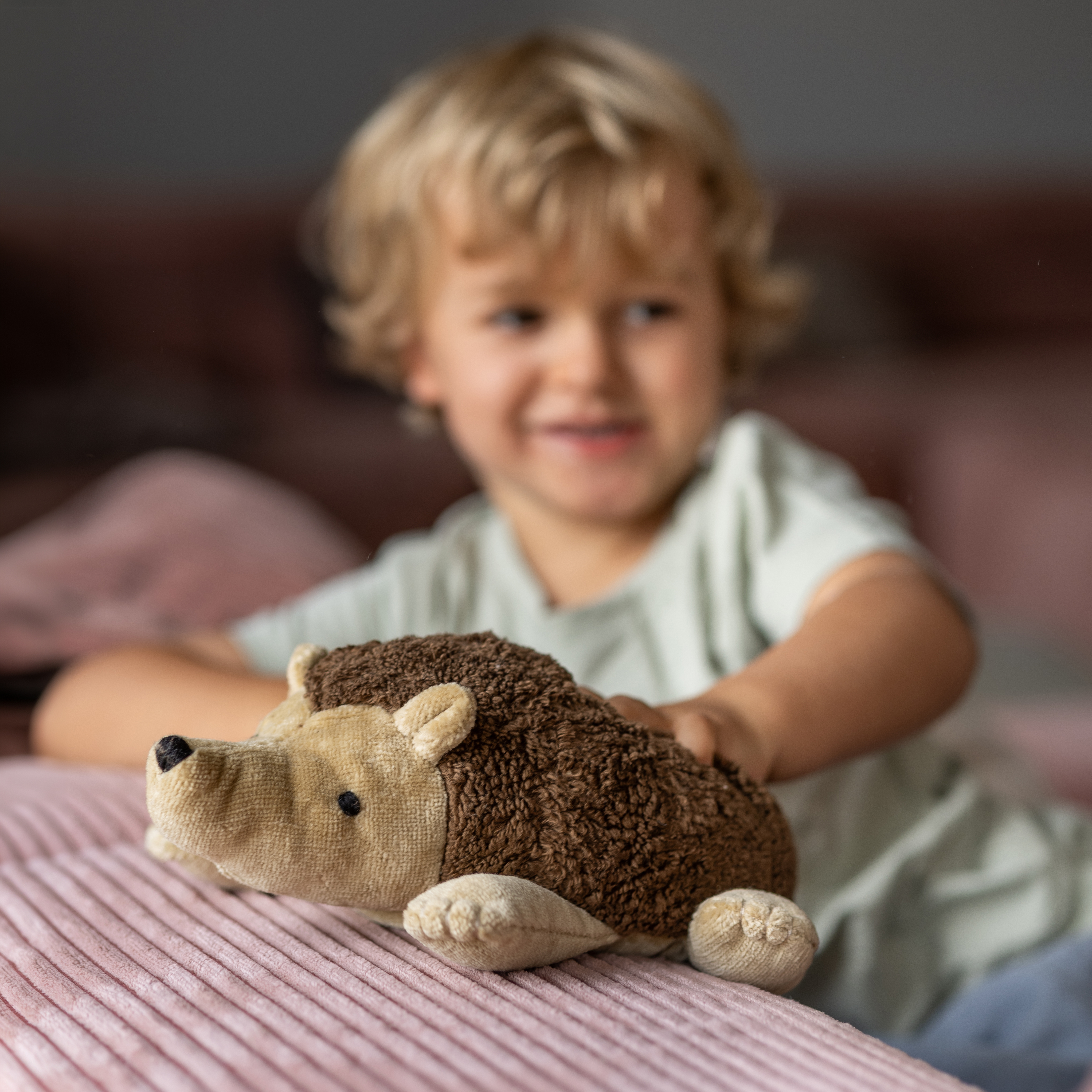 Senger Naturwelt Igelkott Gosedjur med Värmekudde Forest Collection Cuddly - 4