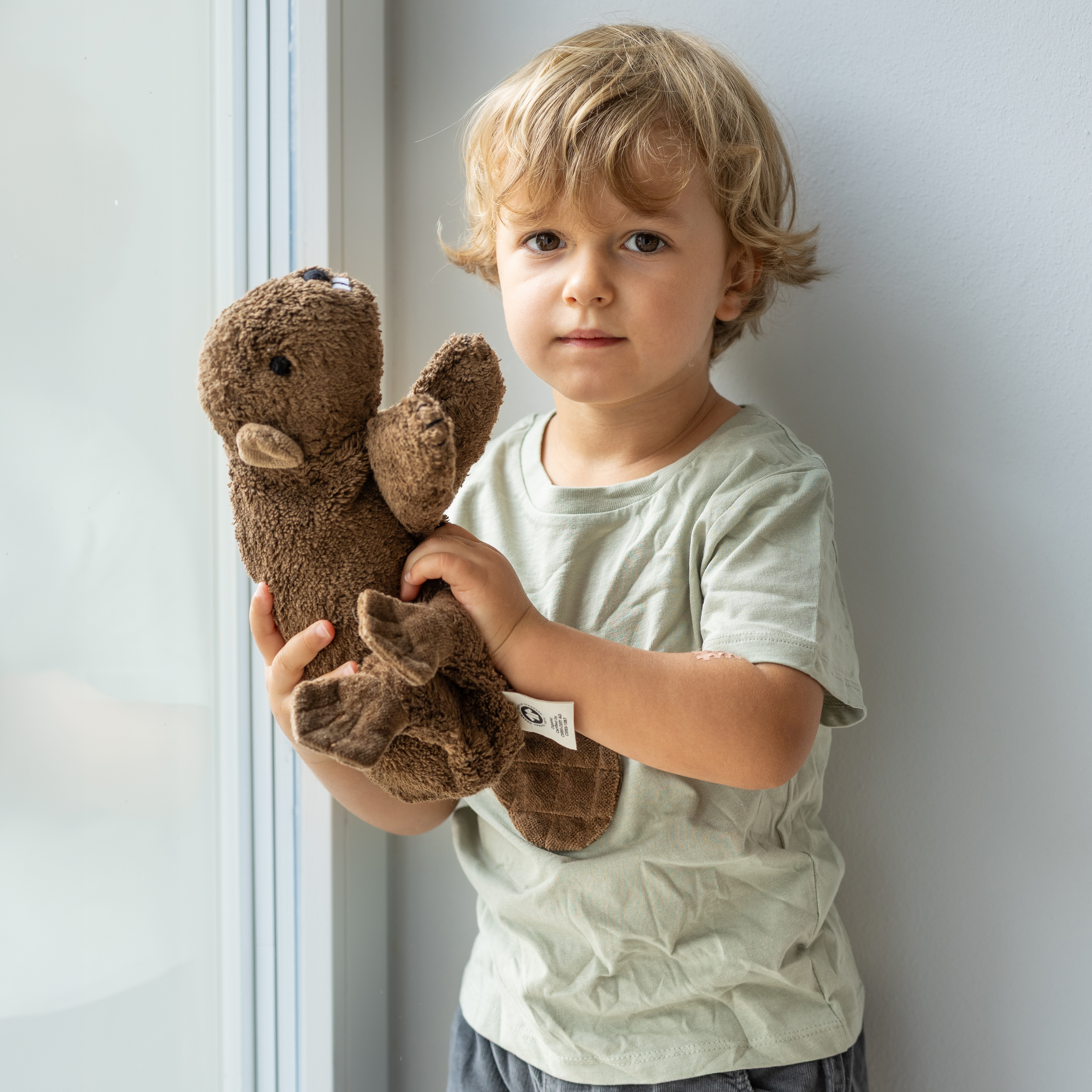 Senger Naturwelt Bäver Gosedjur med Värmekudde Forest Collection Cuddly - 4