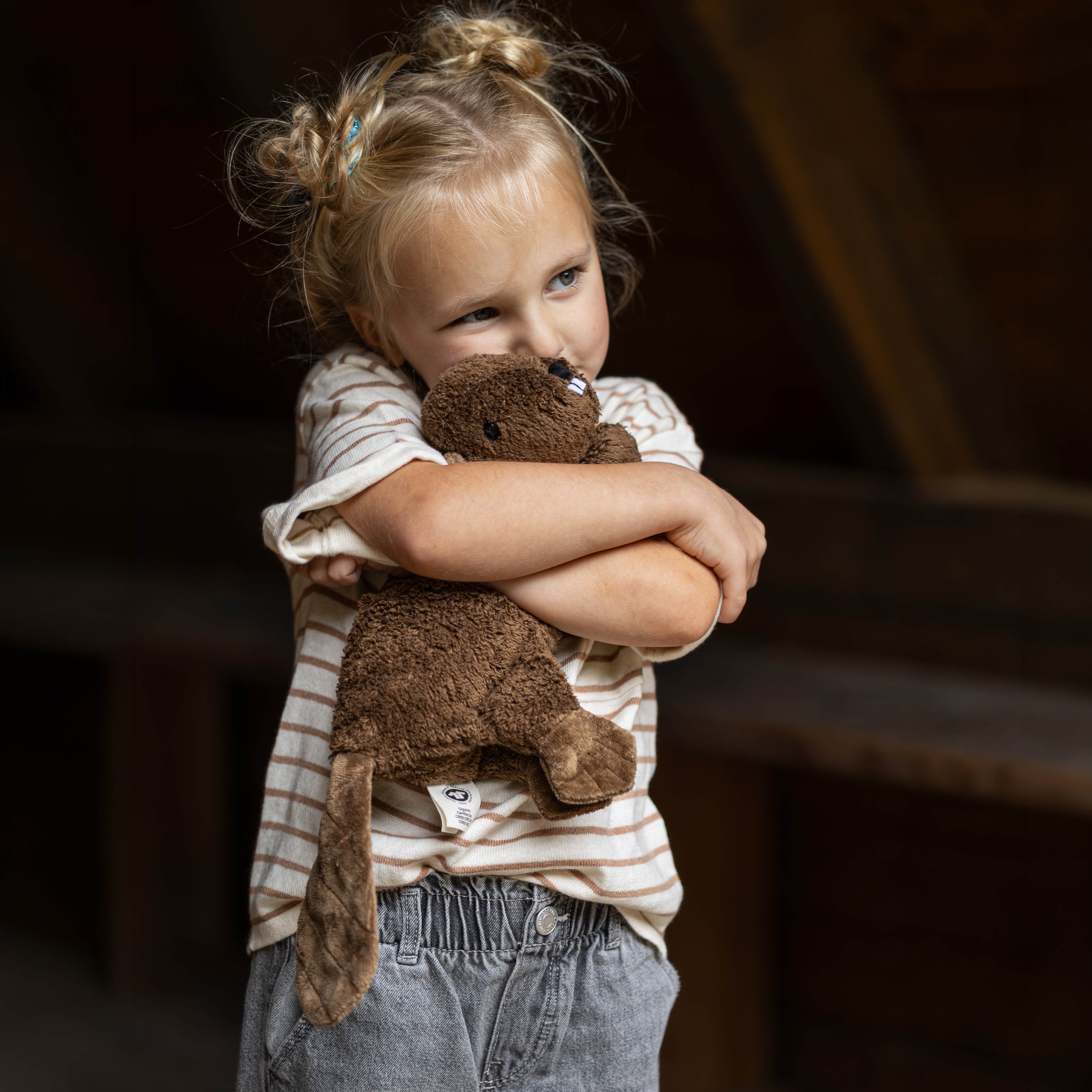 Senger Naturwelt Bäver Gosedjur med Värmekudde Forest Collection Cuddly - 2