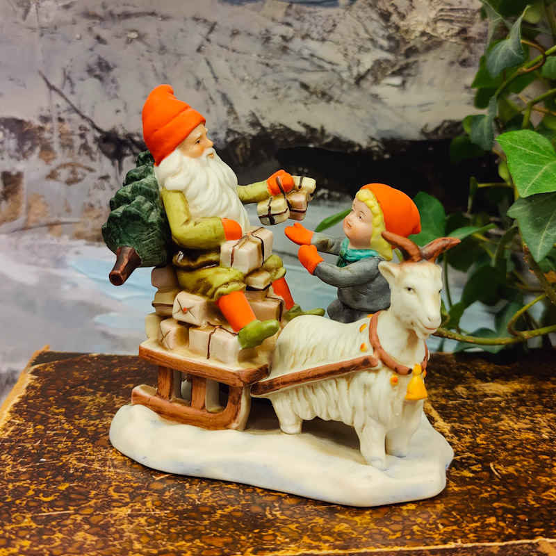 Jenny Nyström Tomte på släde