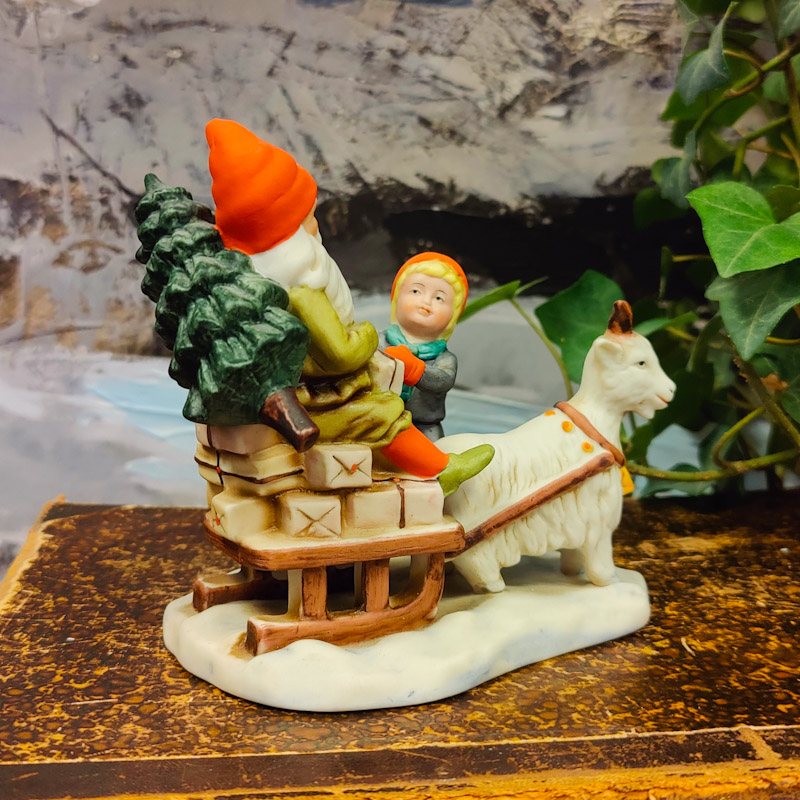 Jenny Nyström Tomte på släde - 2