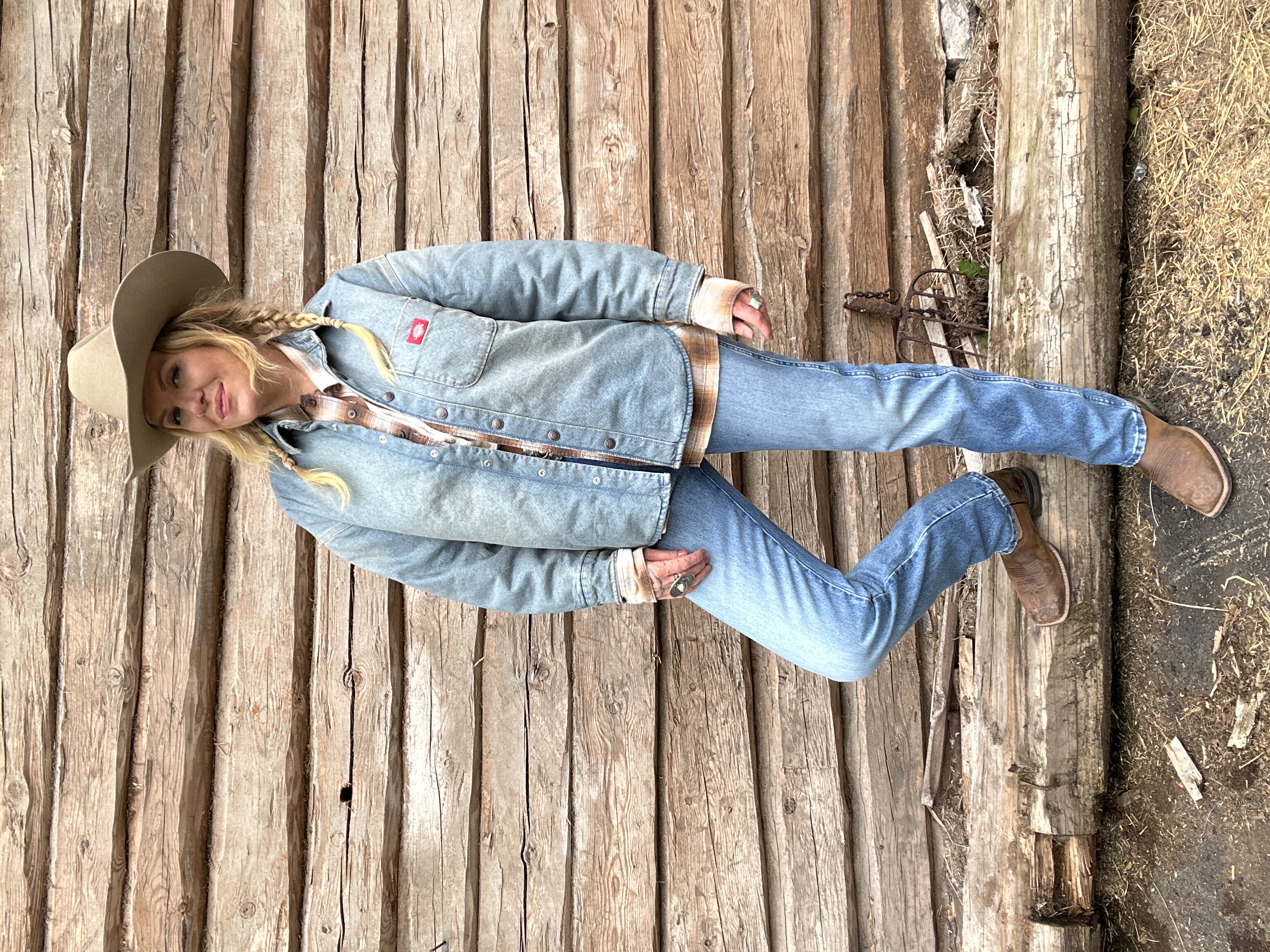 Dickies jeans shacket 