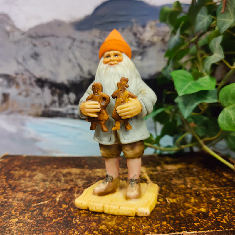 Jenny Nyström Tomte med pepparkakor