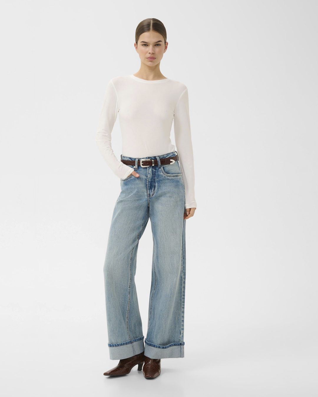 Bastopp Mida lång ärm offwhite - 3