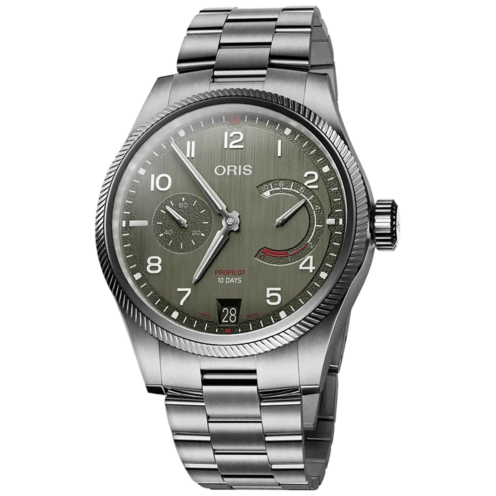 Oris ProPilot Caliber 111 grön 01 111 7808 4167-07 8 20 04LC