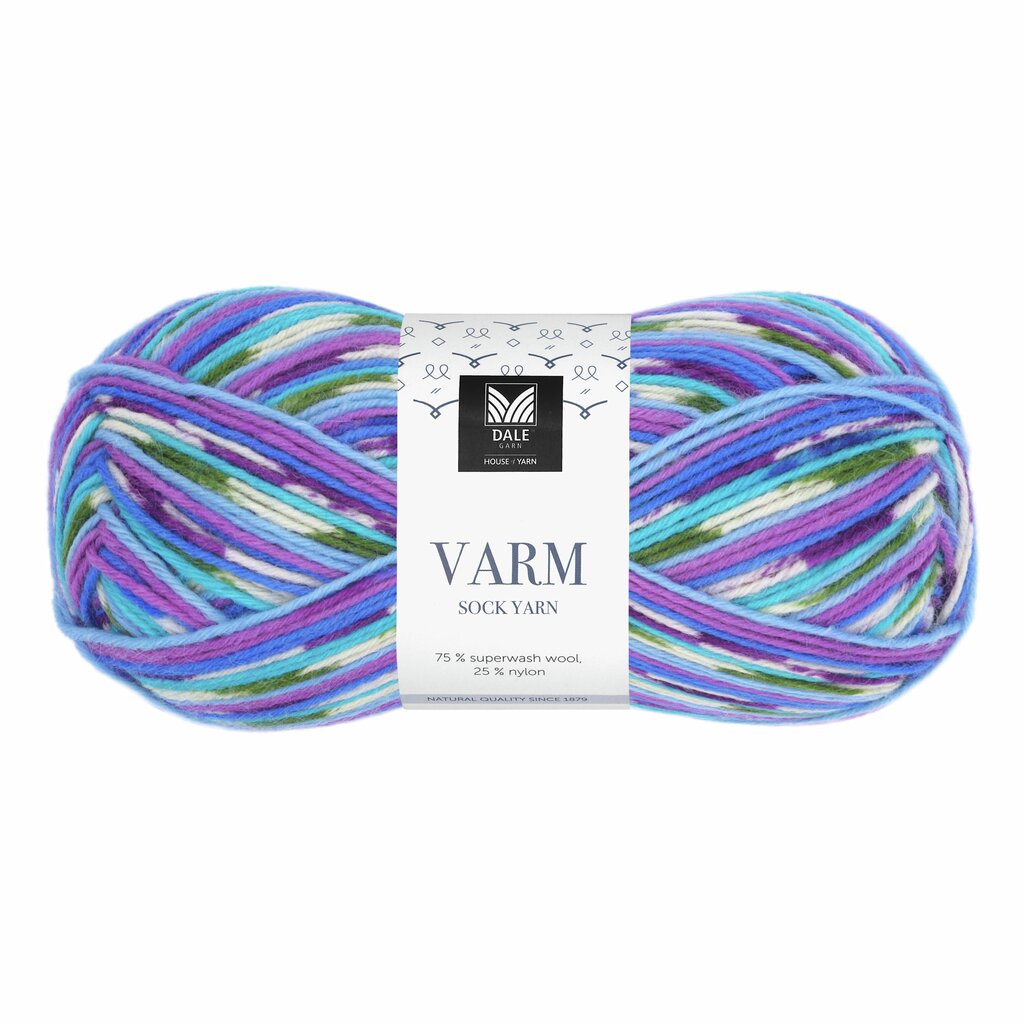 5102 Turkos/Lila/Blå, Varm