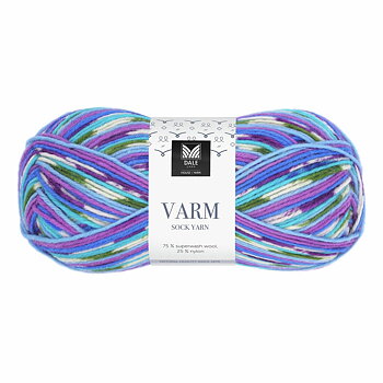 5102 Turkos/Lila/Blå, Varm