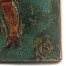 Lars Bergsten (1990) Relief Wall Plaque with Dancing Couple Motif 18 cm