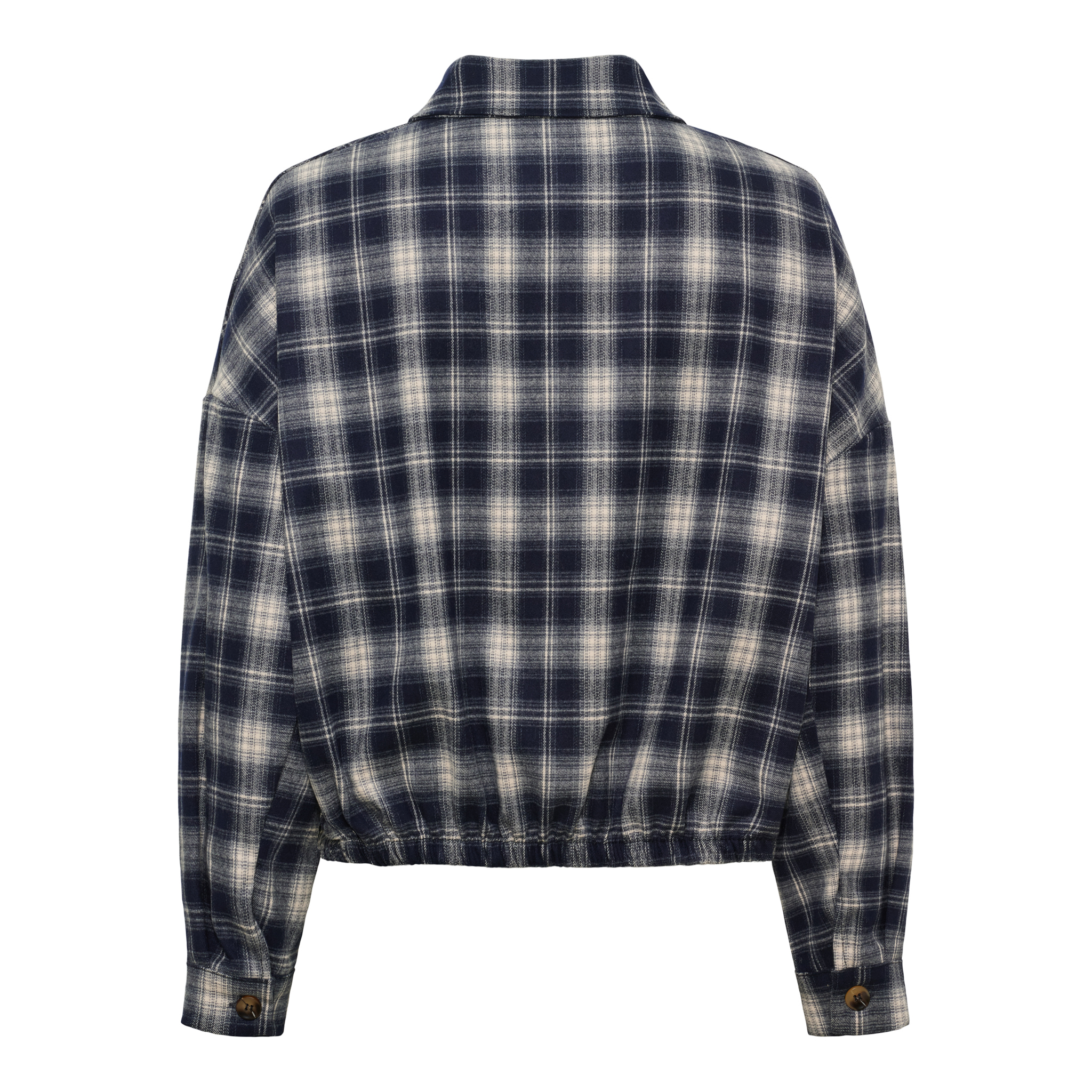 MdcMarbella Shirt Kort Rutig Jacka i blått