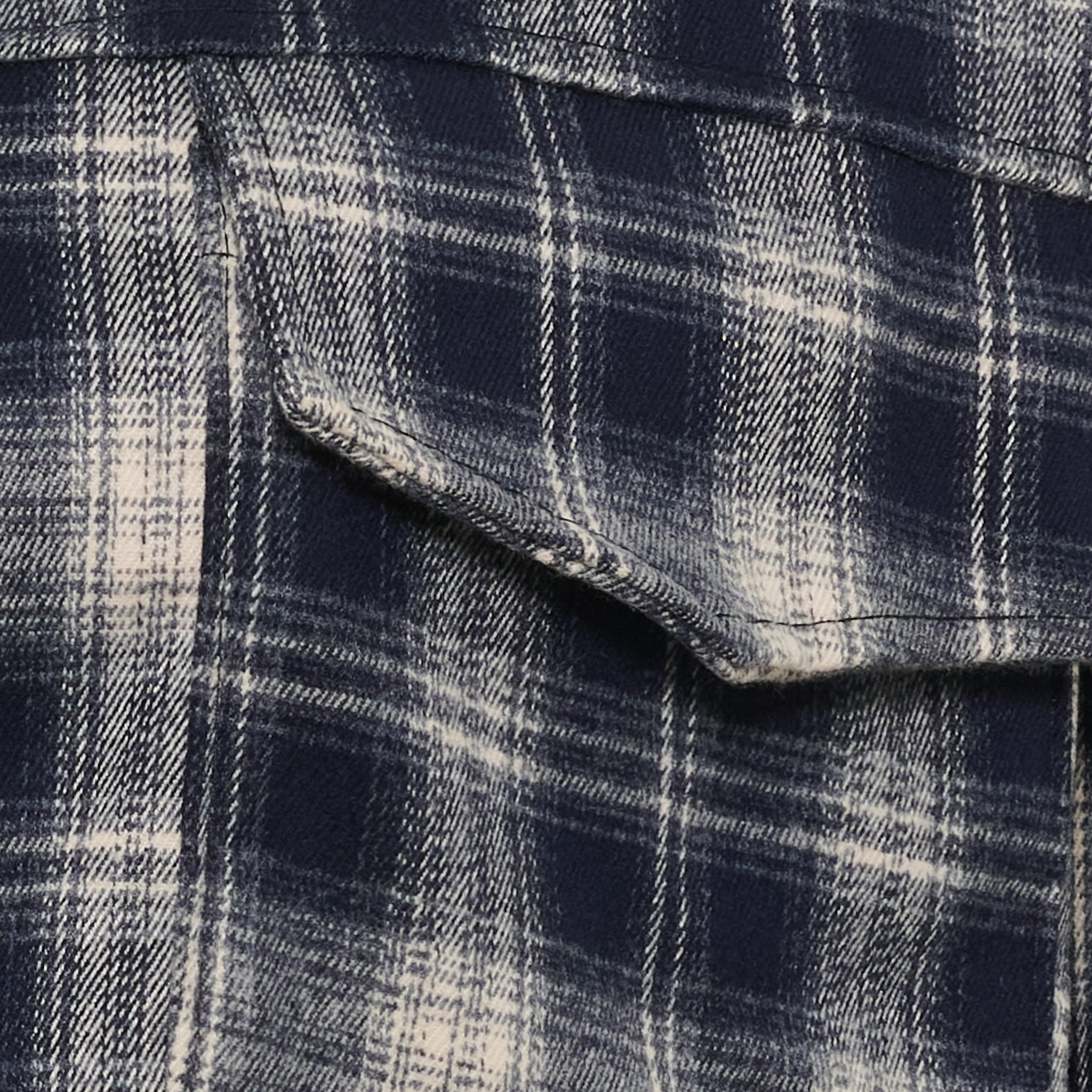 MdcMarbella Shirt Kort Rutig Jacka i blått - 3