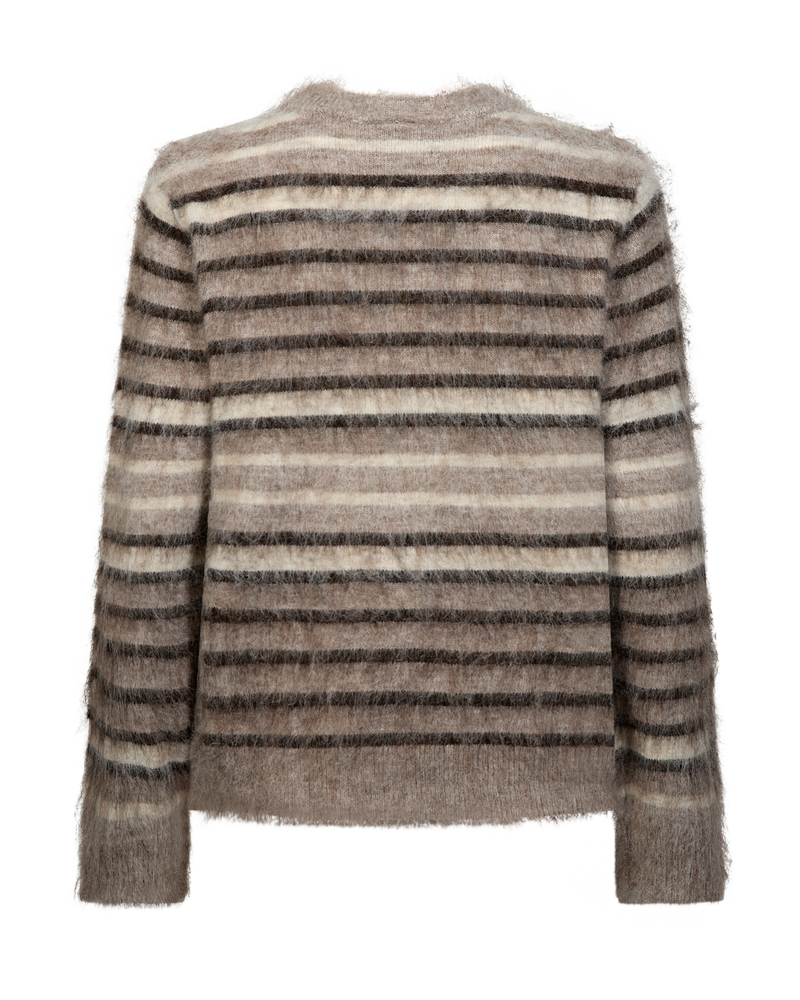 Lippi pullover - striped/ morel/moonbeam - 2