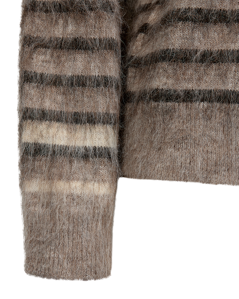Lippi pullover - striped/ morel/moonbeam - 3