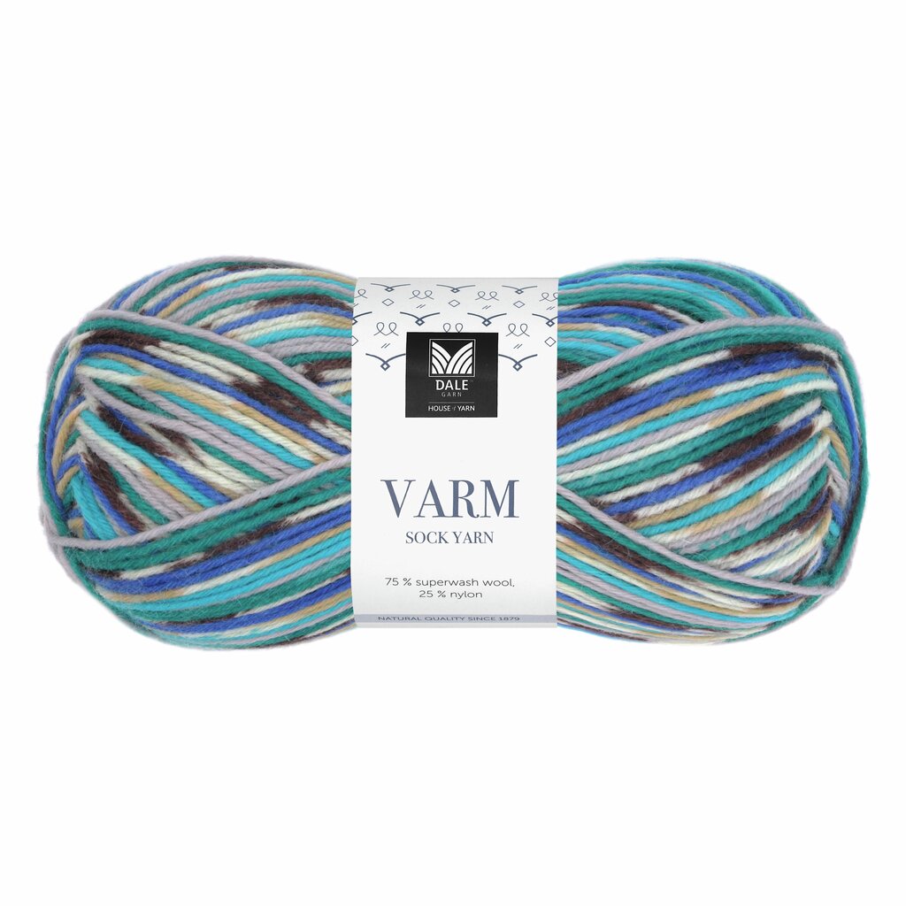 5107 Turkos/Blå/Grå, Varm