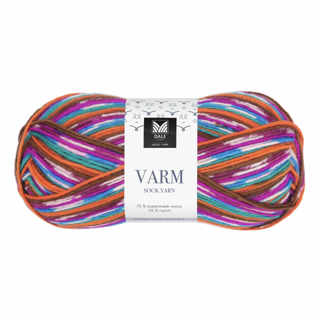 5108 Orange/turkos/Lila, Varm