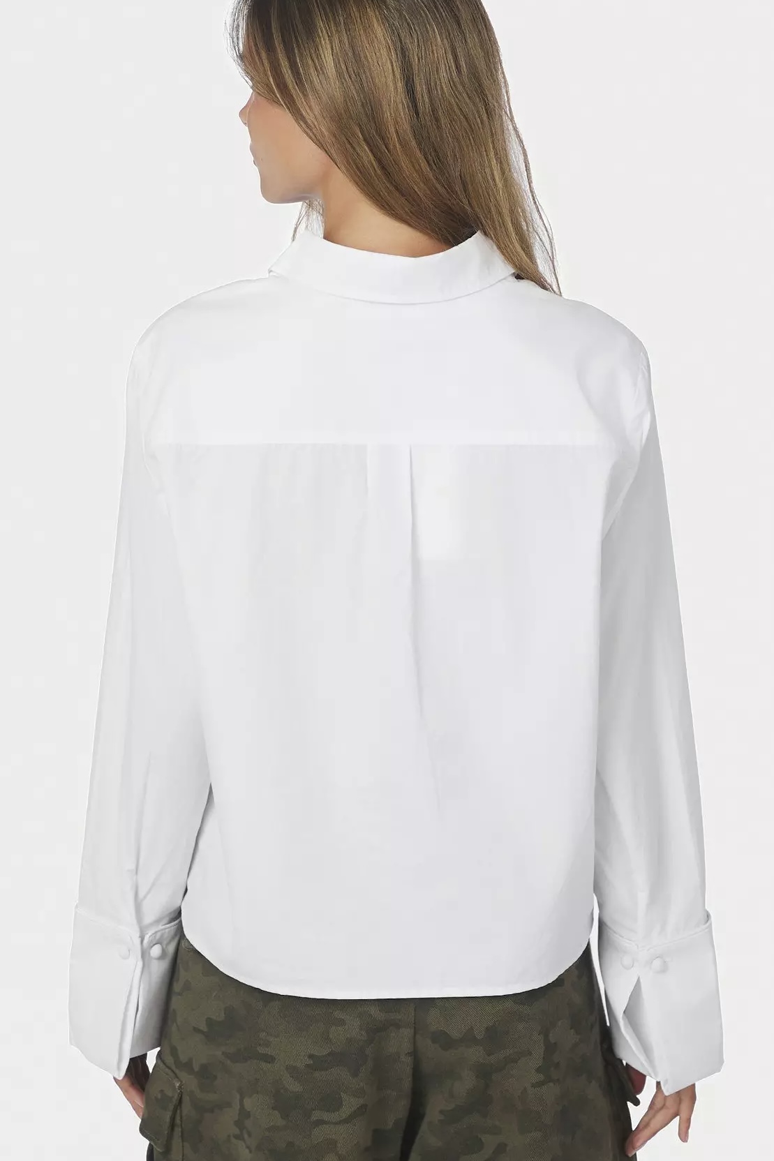 Neo Noir  - Cam Poplin Shirt White - 3