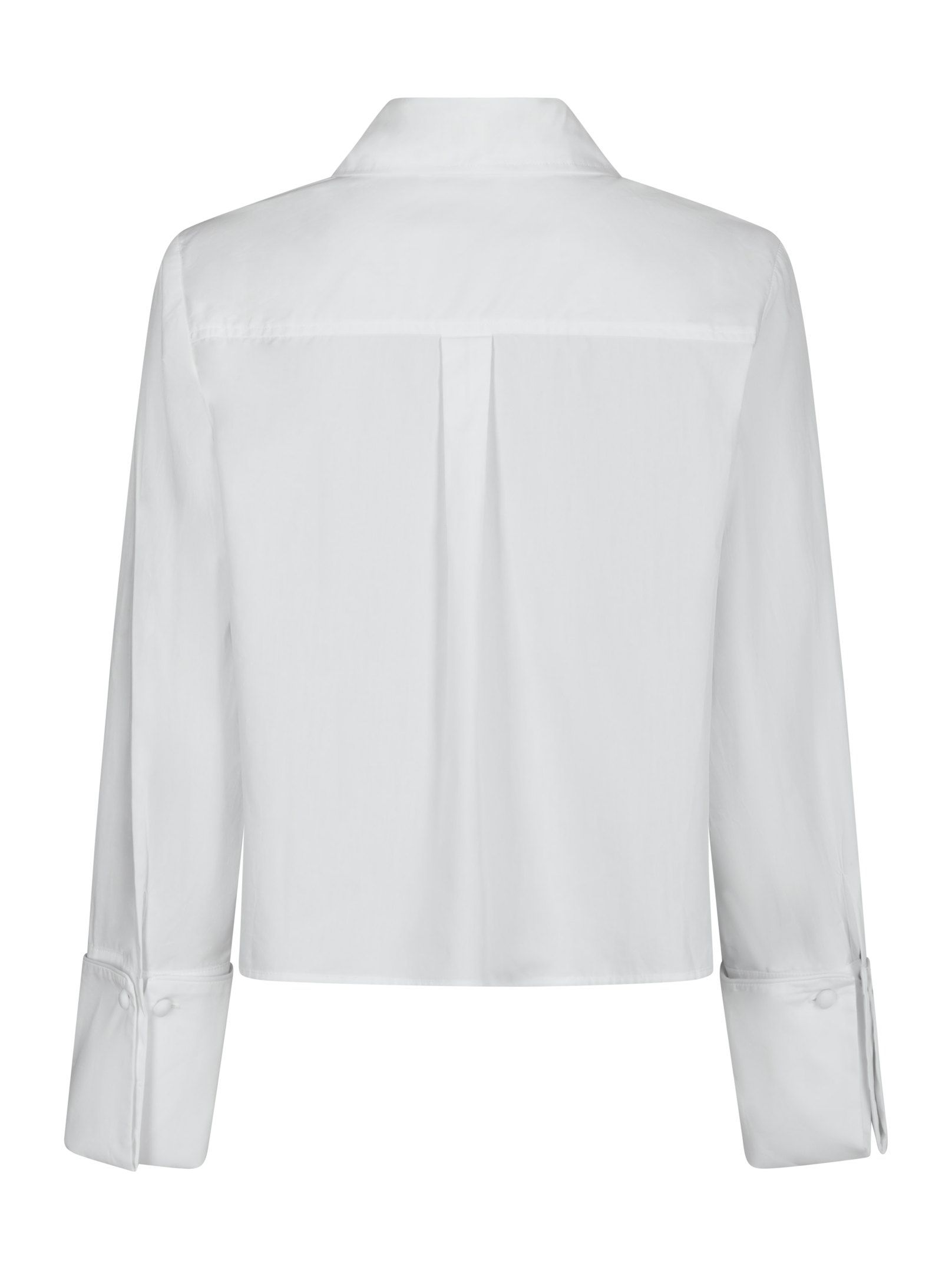 Neo Noir  - Cam Poplin Shirt White - 4