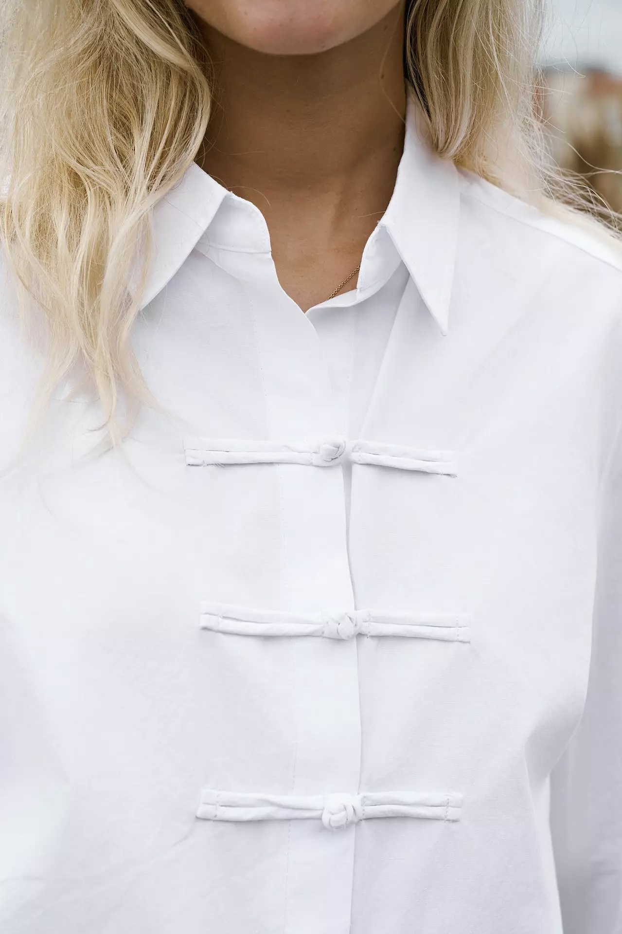 Neo Noir  - Cam Poplin Shirt White - 6