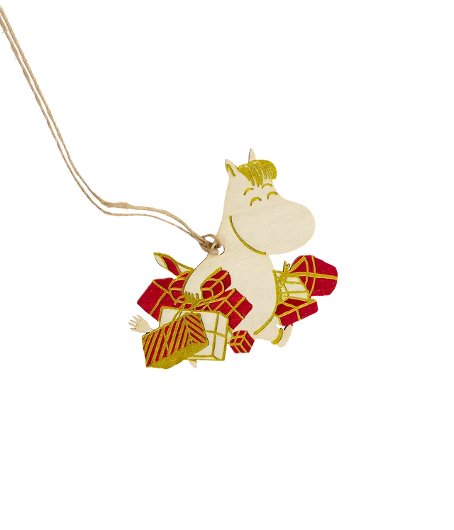 Moomin plywood Christmas decoration Snorkmaiden 8 cm