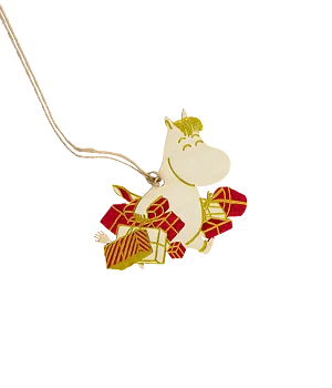 Moomin plywood Christmas decoration Snorkmaiden 8 cm