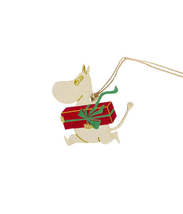 Moomin plywood Christmas decoration Moomintroll 8 cm