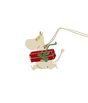 Moomin plywood Christmas decoration Moomintroll 8 cm