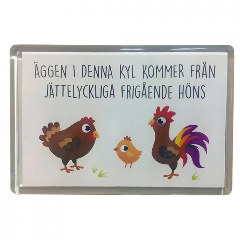 Magnet -"Äggen i denna kyl..."