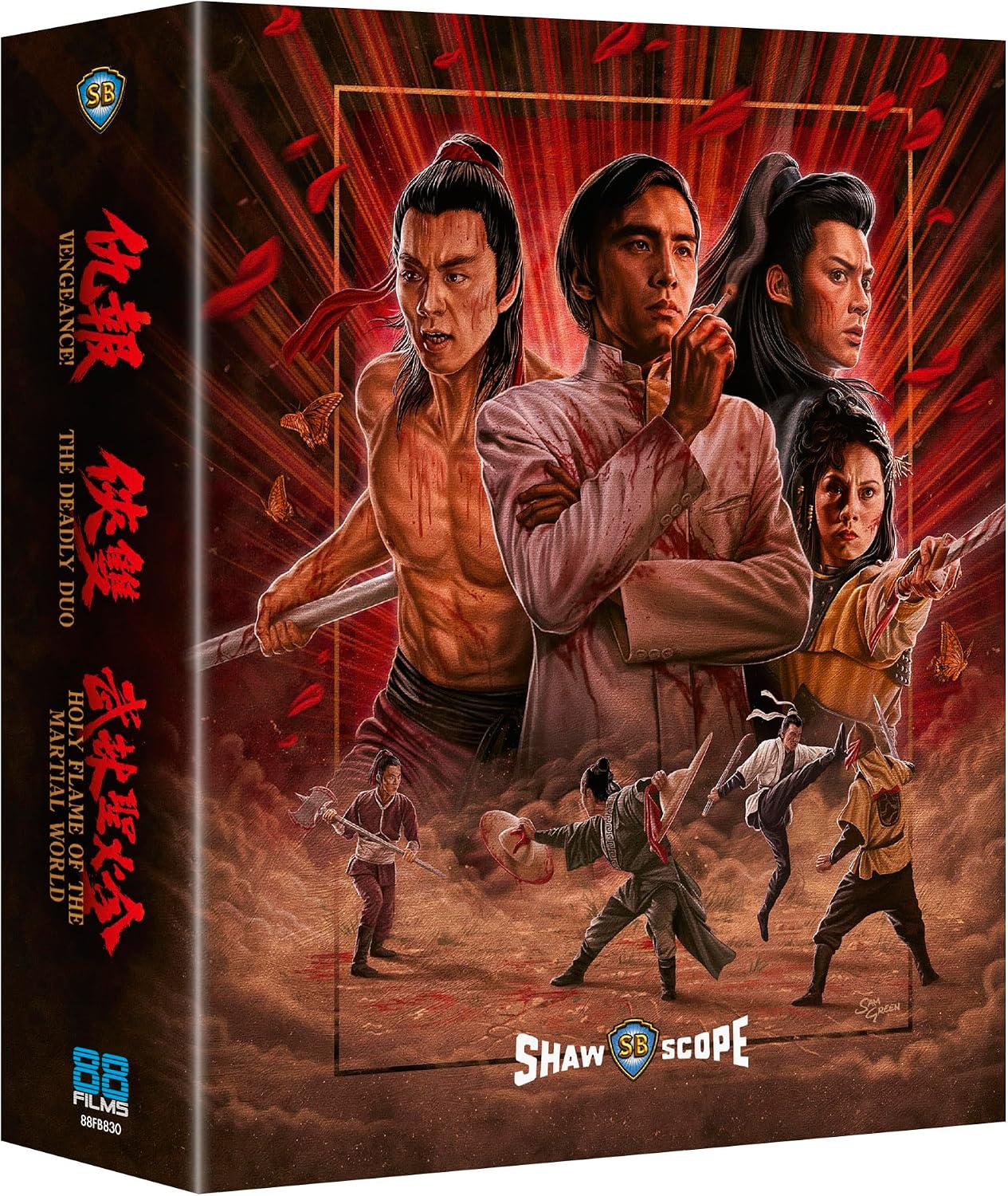 Shawscope Triple Feature - Vengeance / The Deadly Duo / Holy Flame of the Martial World (Limited Edition) (ej svensk text) (Blu-ray) - 3