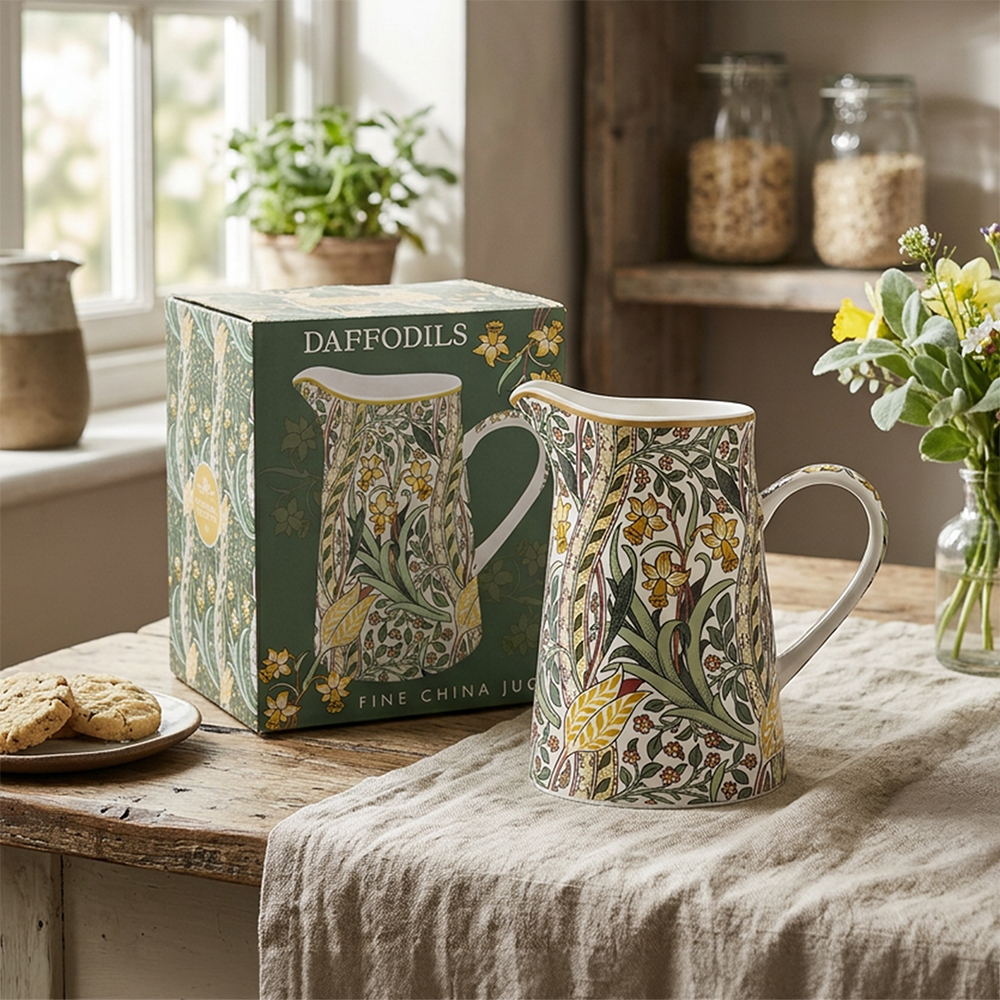 William Morris Daffodils  - Mjölkkanna - 2