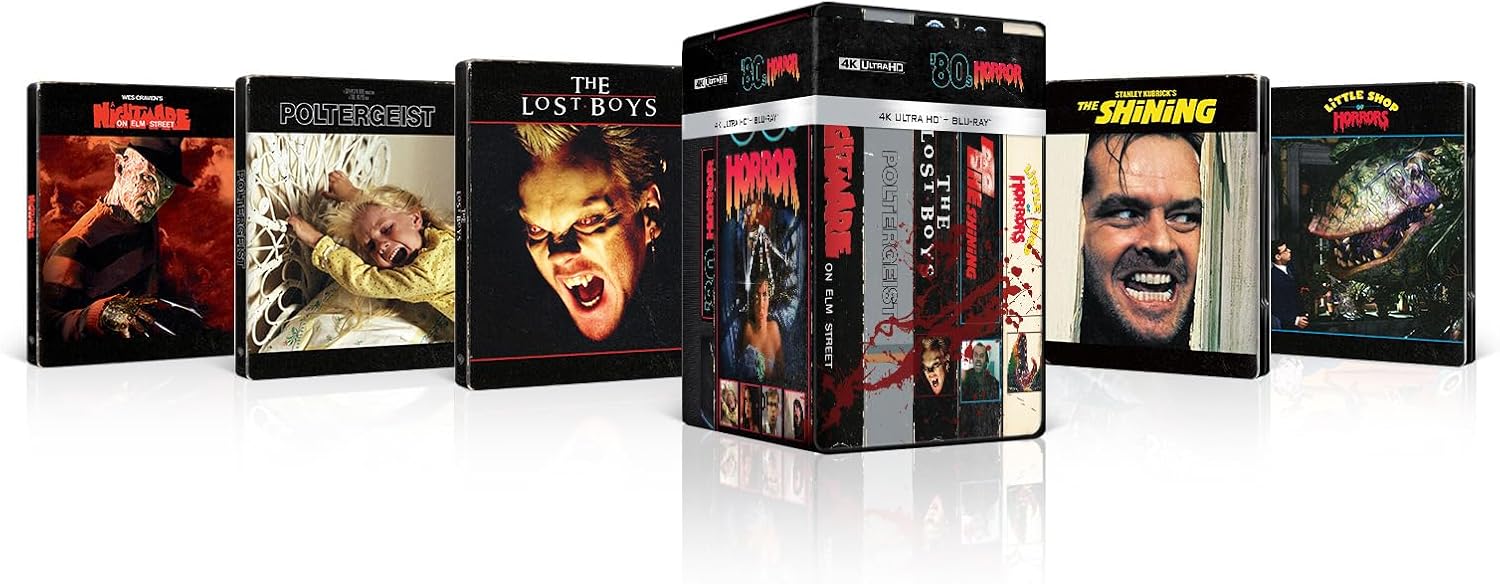 80's Horror Collection (Limited Edition Steelbook Library Case) (ej svensk text två filmer) (4K Ultra HD + Blu-ray) - 3