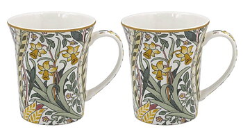 William Morris Daffodils - 2-pack muggar i presentkartong