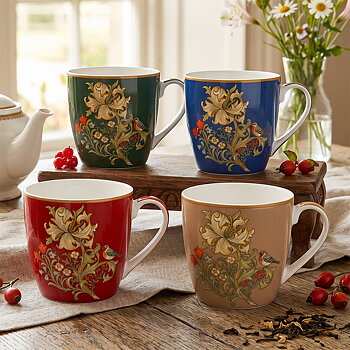 William Morris Golden Lily Mix - Frukostmugg - 4 olika färgställningar att välja bland