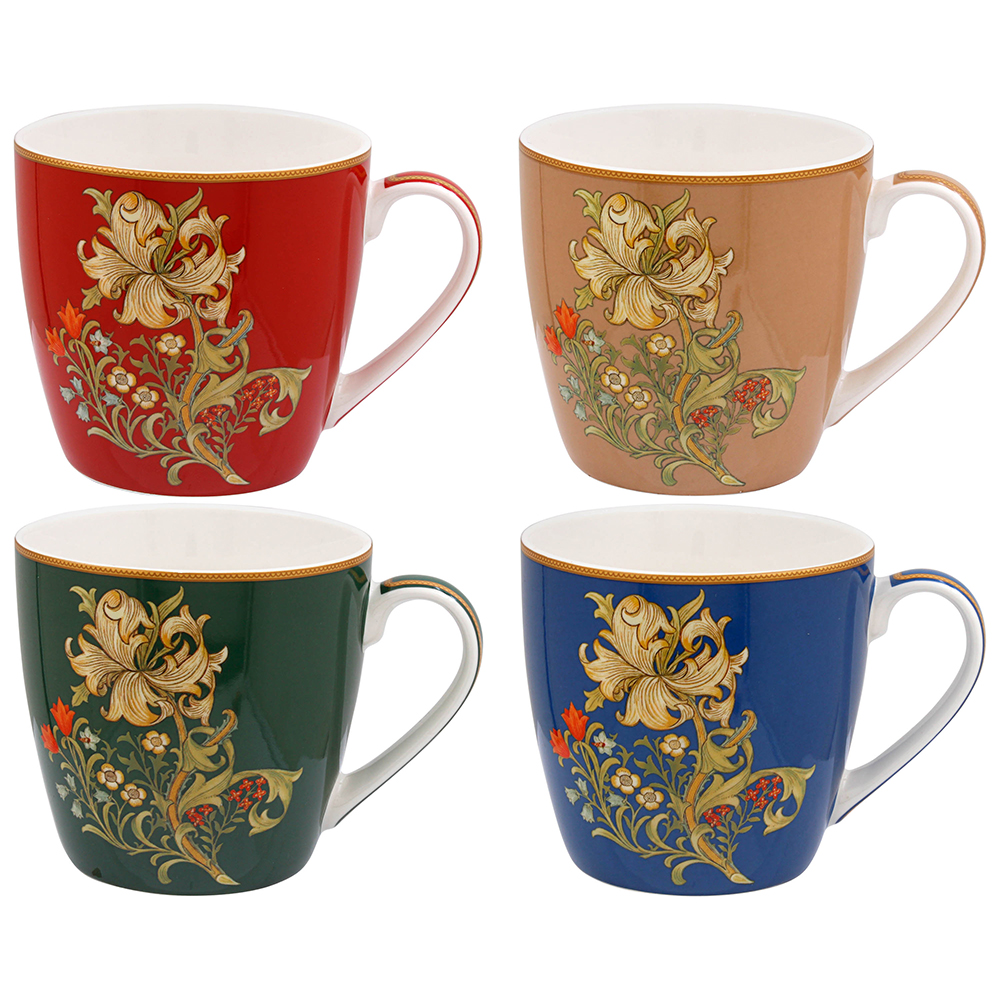 William Morris Golden Lily Mix - Frukostmugg - 4 olika färgställningar att välja bland